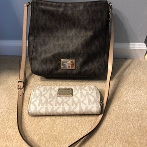 Michael Kors purse and wallet